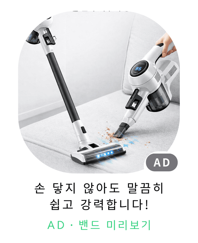 밴드 홈 광고